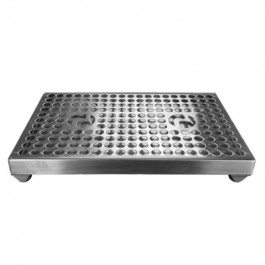 SS COUNTERTOP DRIP TRAY 10 WITH DRAIN PIPE - DP-CT, Beverage Equipment, Parts Distributor - Apex Beverage Equipment - Crysalli Drip Trays -  Crysalli Drip Trays