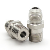 1/4 NPT TO 3/8 MALE FLARE ADAPTER SS