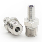 3/8 NPT TO 3/8 BARB ADAPTER SS