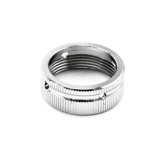 KNURLED CHROME PLATED FAUCET SHANK COUPLING NUT 4332