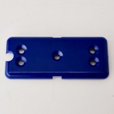 PLATE SUB-ASSEMBLY PLUNGER RETAINER 10 BUTTON BLUE