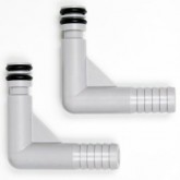 FITTINGS KIT OF 2 ELBOWS 3/8" BARB 90 DEGREE