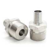 3/4 NPT TO 1/2 BARB ADAPTER SS