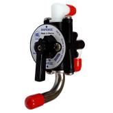 3-WAY SANITIZING VALVE WITH 3/8 BARB ELBOW FITTINGS