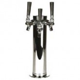 BEER TOWER 3" CYLINDER 3 FAUCET GLYCOL COOLED CT33SS-GL