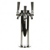 BEER TOWER 3" CYLINDER 3 FAUCET AIR COOLED CT33SS
