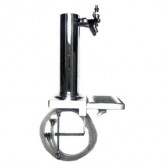CLAMP-ON BEER TOWER 3" CYLINDER 2 FAUCET D4743SDT-C