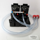2 FLOJET G55 CO2/AIR DRIVEN BIB PUMP KIT COMPLETE WITH TUBING AND CC CONNECTORS