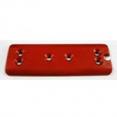 BOTTOM PLATE 12 BUTTON RED