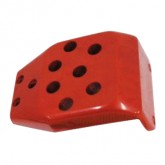 BUTTON PLATE COVER RED