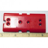 PLATE SUB-ASSEMBLY PLUNGER RETAINER 12 BUTTON RED