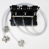 PUMP KIT 3 FLAVOR 1/4 OUT CO2 WITH QCD CONNECTORS