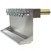 BEER WALL MOUNT DISPENSER 8 FAUCET & DRIP TRAY WMD30-8