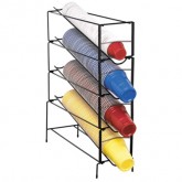 VERTICAL CUP DISPENSING RACK 4 SECTION